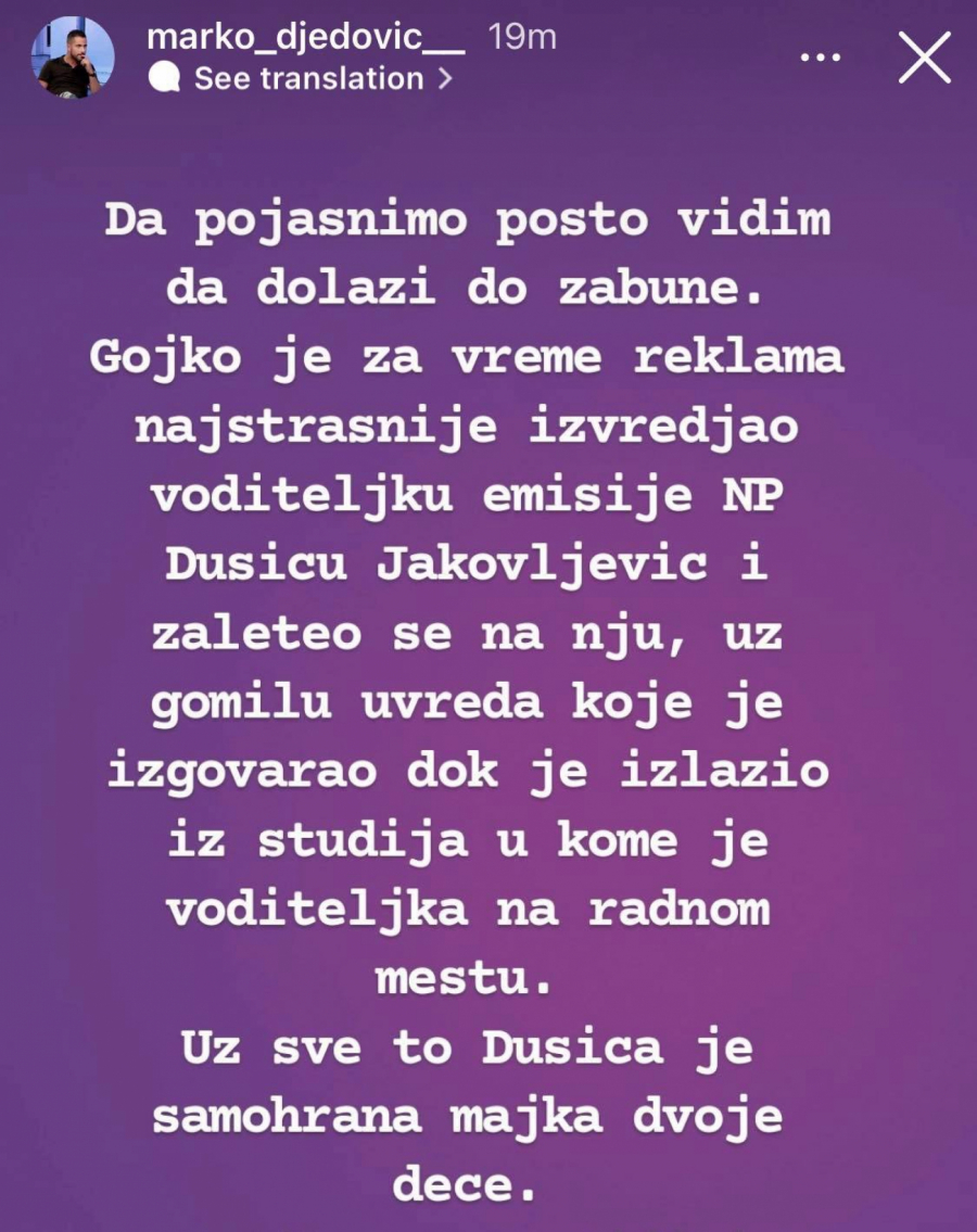 VUK MOB NASRNUO NA DUŠICU JAKOVLJEVIĆ Reper tokom reklama skočio na voditeljku, obezbeđenje je spasilo!