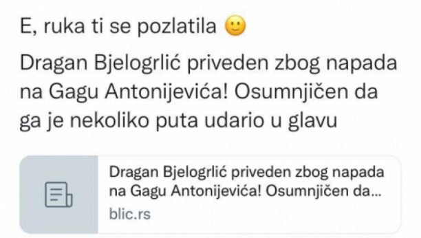 Fašizam đilasovaca na delu!  Urednik serijala sa Đilasove televizije presrećan jer je prebijen reditelj koji je snimio istinu o Jasenovcu! (FOTO)