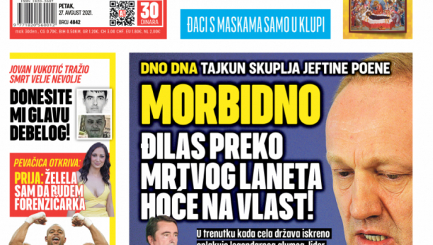 TAJKUNU NIŠTA NIJE SVETO! MORBIDNO: Đilas preko mrtvog Laneta hoće na vlast!