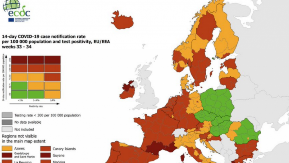 NOVA MAPA EU Evo šta se desilo sa delovima Hrvatske