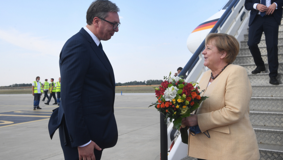 Aleksandar Vučić i Angela Merkel