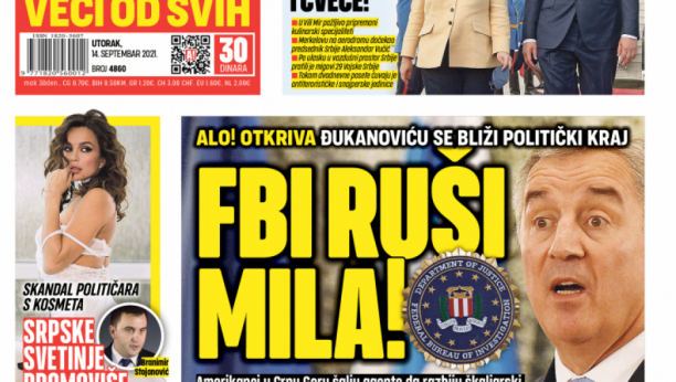 ALO! OTKRIVA Đukanoviću se bliži politički kraj FBI RUŠI MILA!