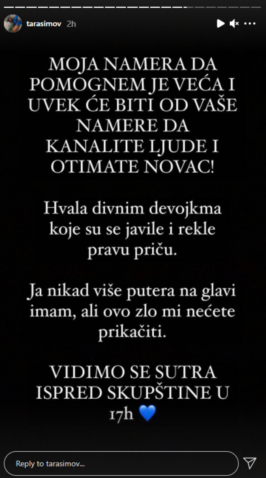 IMAM PUTERA NA GLAVI Oglasila se Tara Simov povodom tvrdnji da je proneverila novac koji je prikupljen za bolesnog psa!