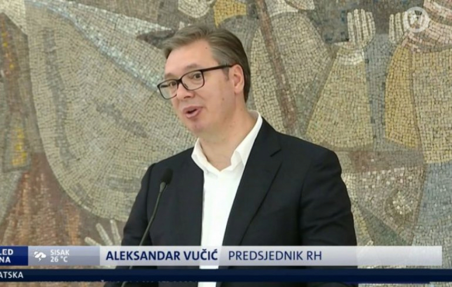 Proglasili Vučića za predsednika Hrvatske