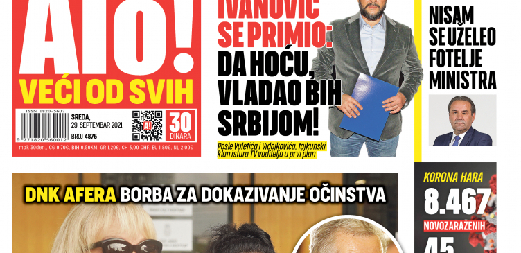 ĐILASOV KLOVN Ivanović se primio: Da hoću, vladao bih Srbijom