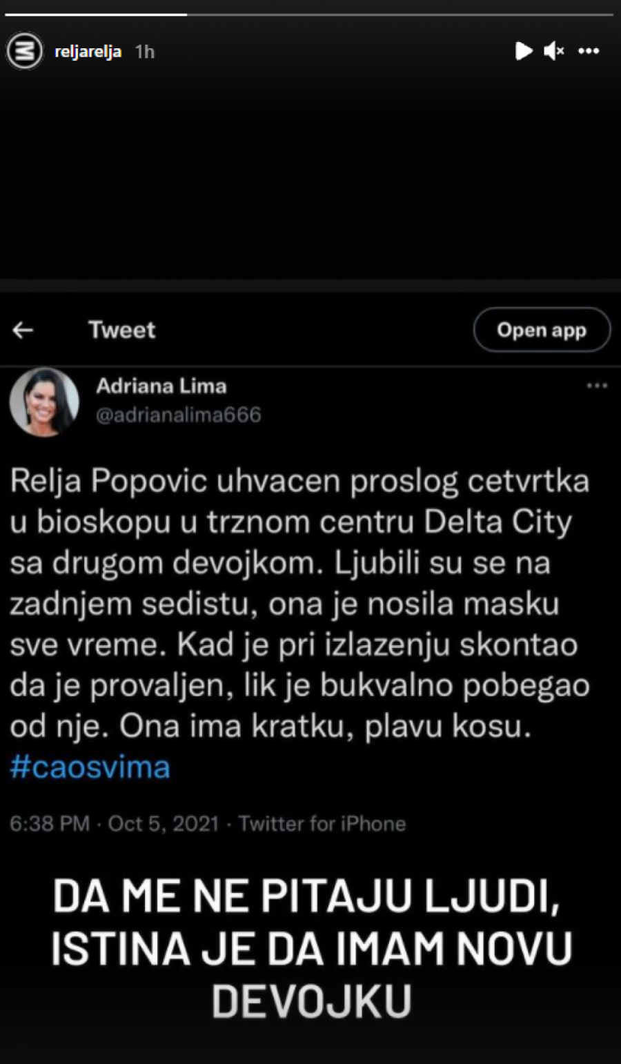 RELJA POPOVIĆ POKAZAO NOVU DEVOJKU! Reper otkrio ko je misteriozna plavuša sa kojom se ljubio! (FOTO)