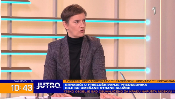 PREMIJERKA BRNABIĆ O PLANU ZA RUŠENJE VUČIĆA Unutar MUP postojala mreža koja je imala jasan cilj