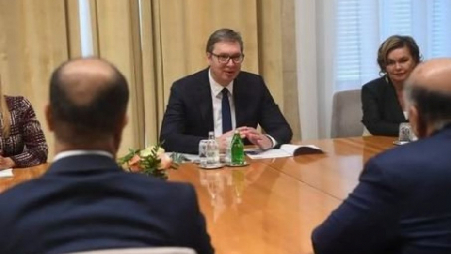 VUČIĆ NA SASTANKU SA HUSEINOM Predsednik Srbije razgovarao sa ministrom spoljnih poslova Iraka(FOTO)