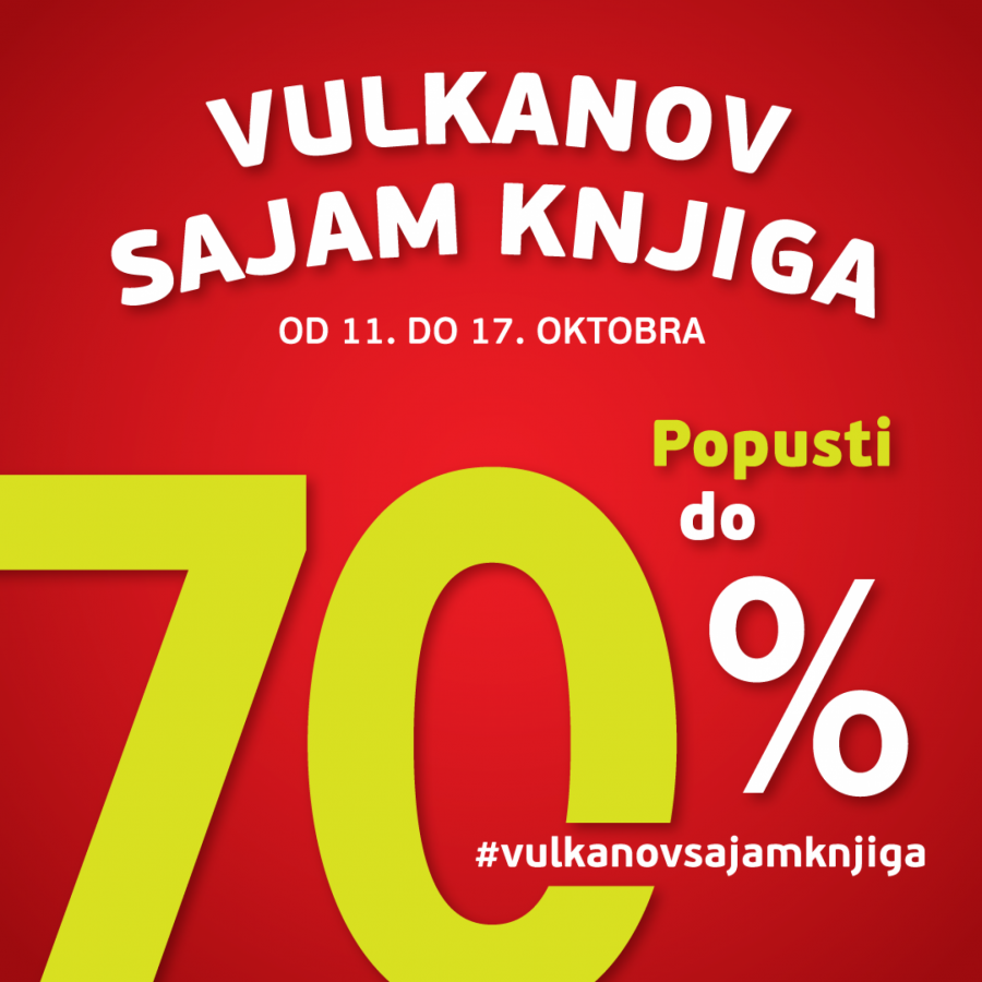 POČEO VULKANOV SAJAM KNJIGA Od 11. do 17. oktobra na 32 lokacije!