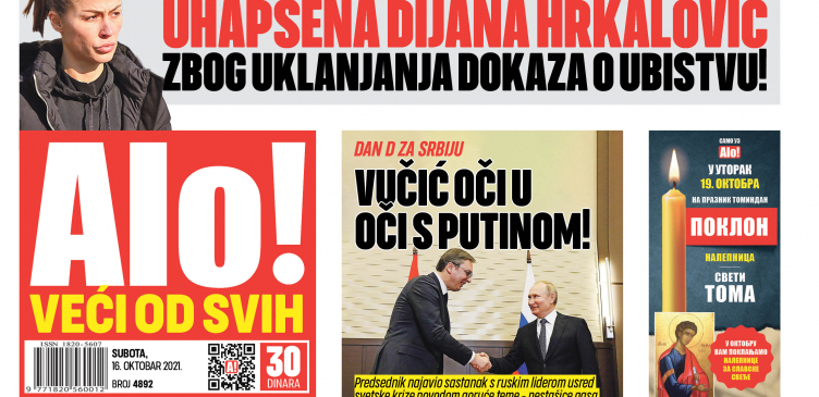 DAN D ZA SRBIJU Vučić oči u oči s Putinom!