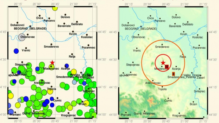 Zemljotres pogodio Srbiju!