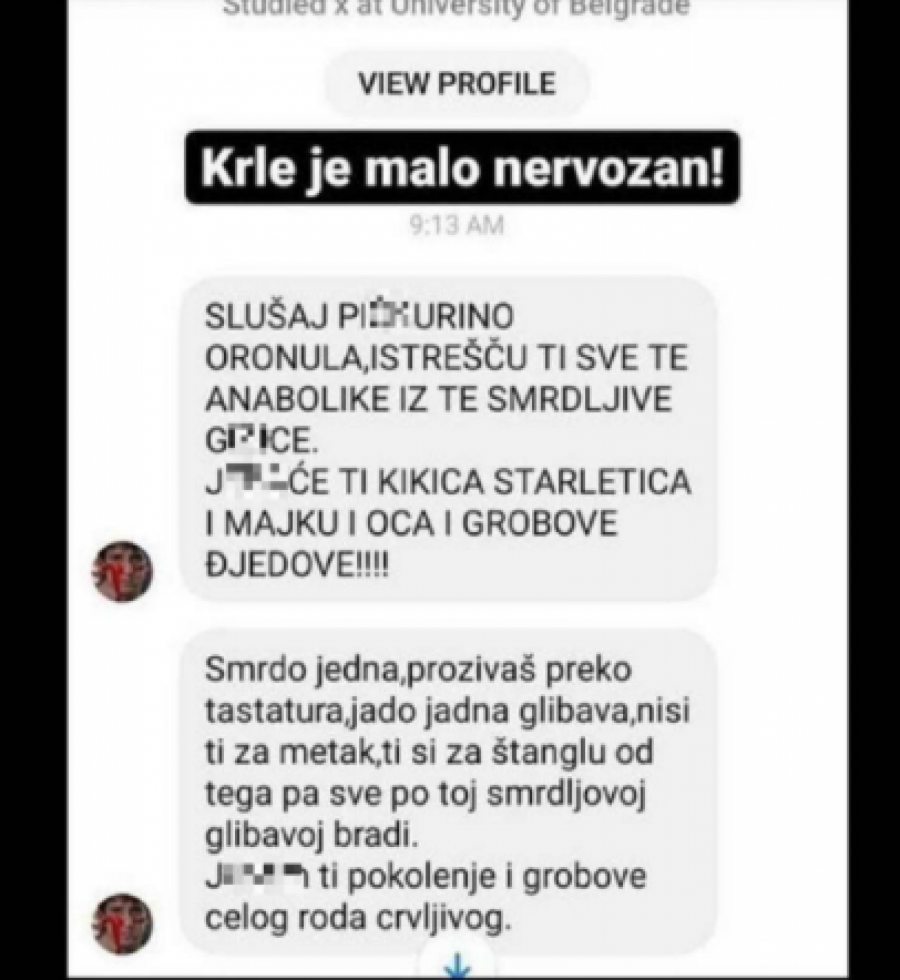 KRISTIJAN ŽESTOKO OPLEO PO LJUTOM RIVALU! On je starleta, drugi su mu pravili decu dok je robijao