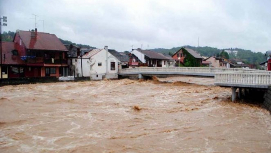 IZLIO SE JADAR Poplava kod Loznice