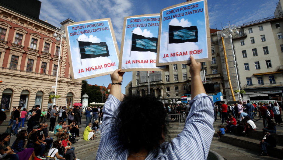 PROTESTI ŠIROM HRVATSKE Kovid popusnice obavezne u svim javnim i državnim službama