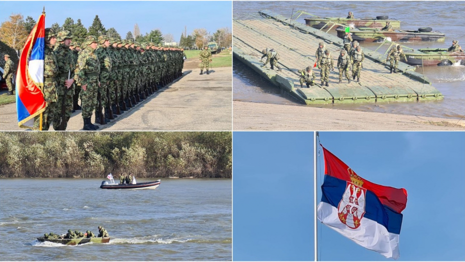 SLIKA DANA Vojska Srbije pokazala moć, pogledajte kako je izgledao desant na Savi (FOTO)