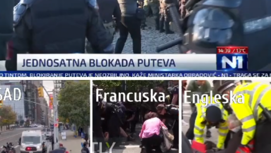 SRBIJA - NAJDEMOKRATSKIJA ZEMLJA NA SVETU U SAD, Francuskoj i Engleskoj su mirni demonstranti dobili suzavac i lisice, pa u zatvor (VIDEO)