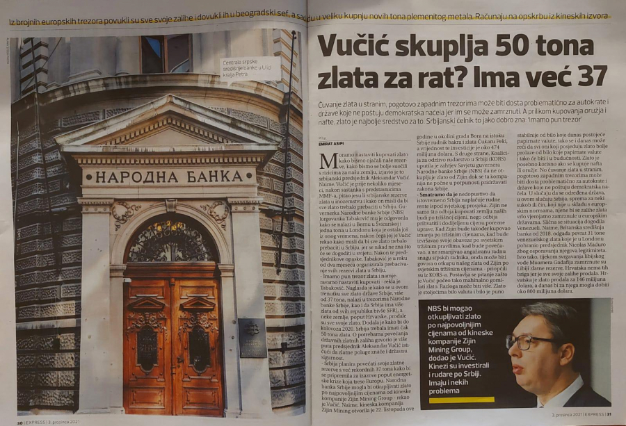 USTAŠKO LUDILO Vučić od Srbije pravi bogatu zemlju jer se sprema za rat!