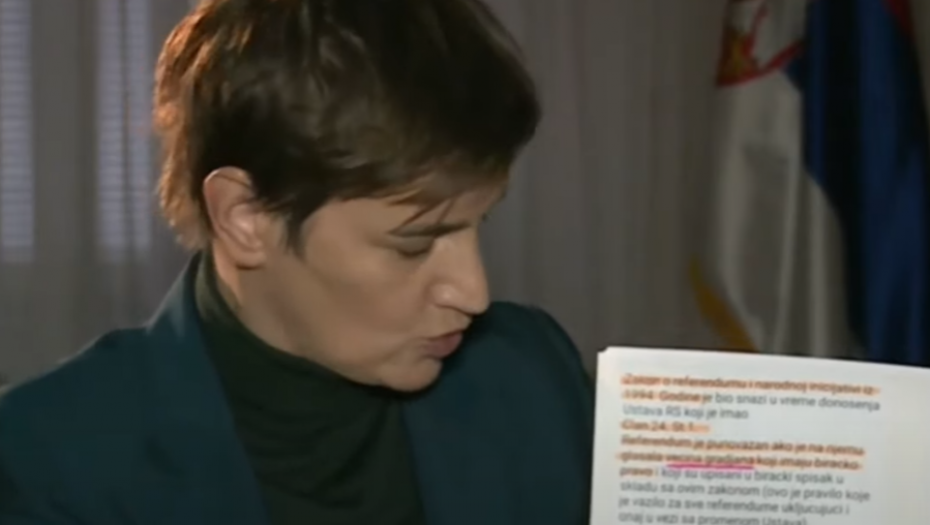 HITNO! Ana Brnabić o pravim razlozima protesta: Što su bolji ekonomski rezultati Srbije, veći su pritisci (VIDEO)