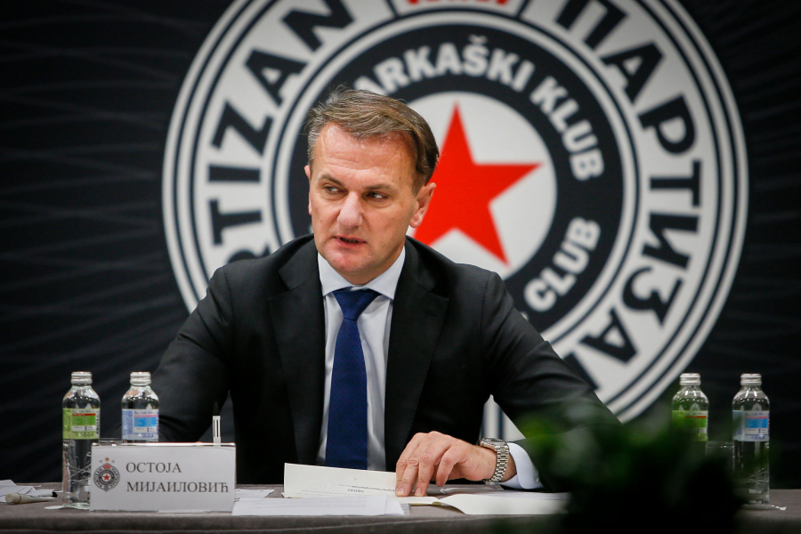 PARTIZAN JE TIM OD NACIONALNOG ZNAČAJA Ostoja Mijailović ambiciozno najavio početak naredne sezone za crno-bele