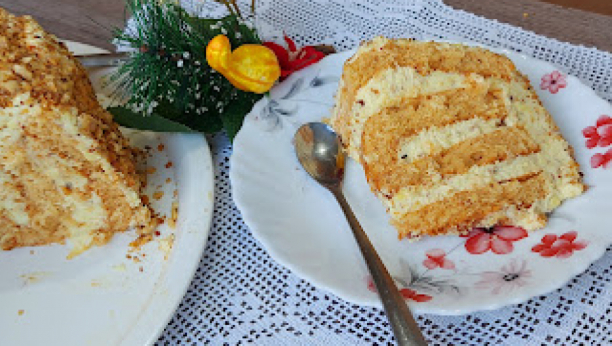 SLATKO ČUDO OD SAMO 1 JAJETA Točak torta, kremasta fantazija (VIDEO)