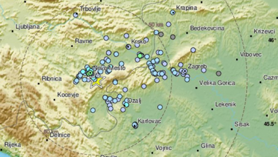 Zemljotres pogodio Sloveniju