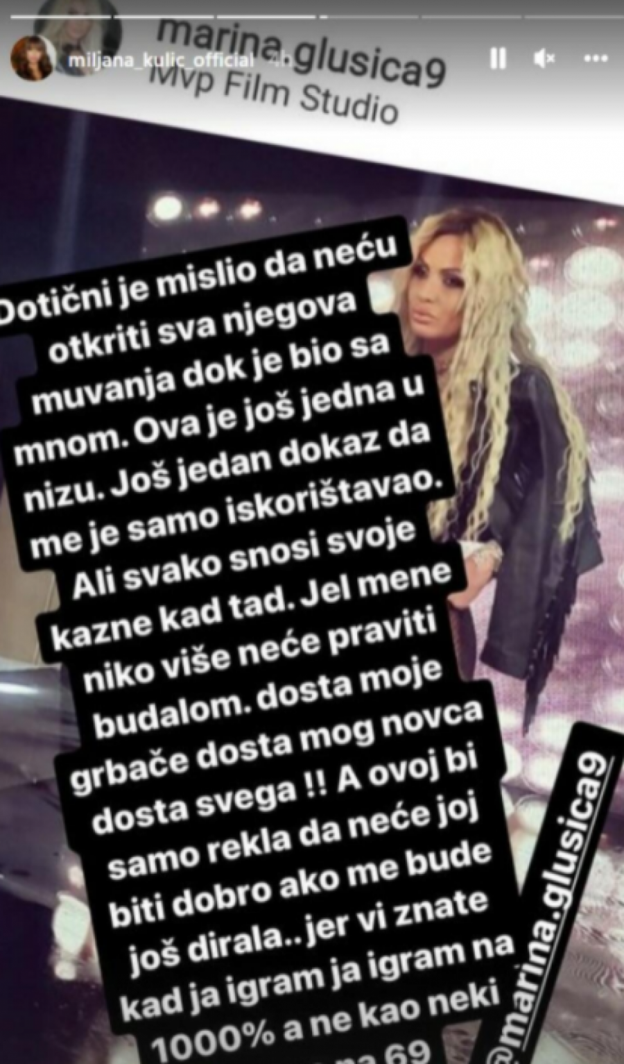 MISLIO DA SE NEĆE SAZNATI! Zola varao Miljanu sa ovom pevačicom, Kulićeva besna kao ris, poslala preteću poruku!