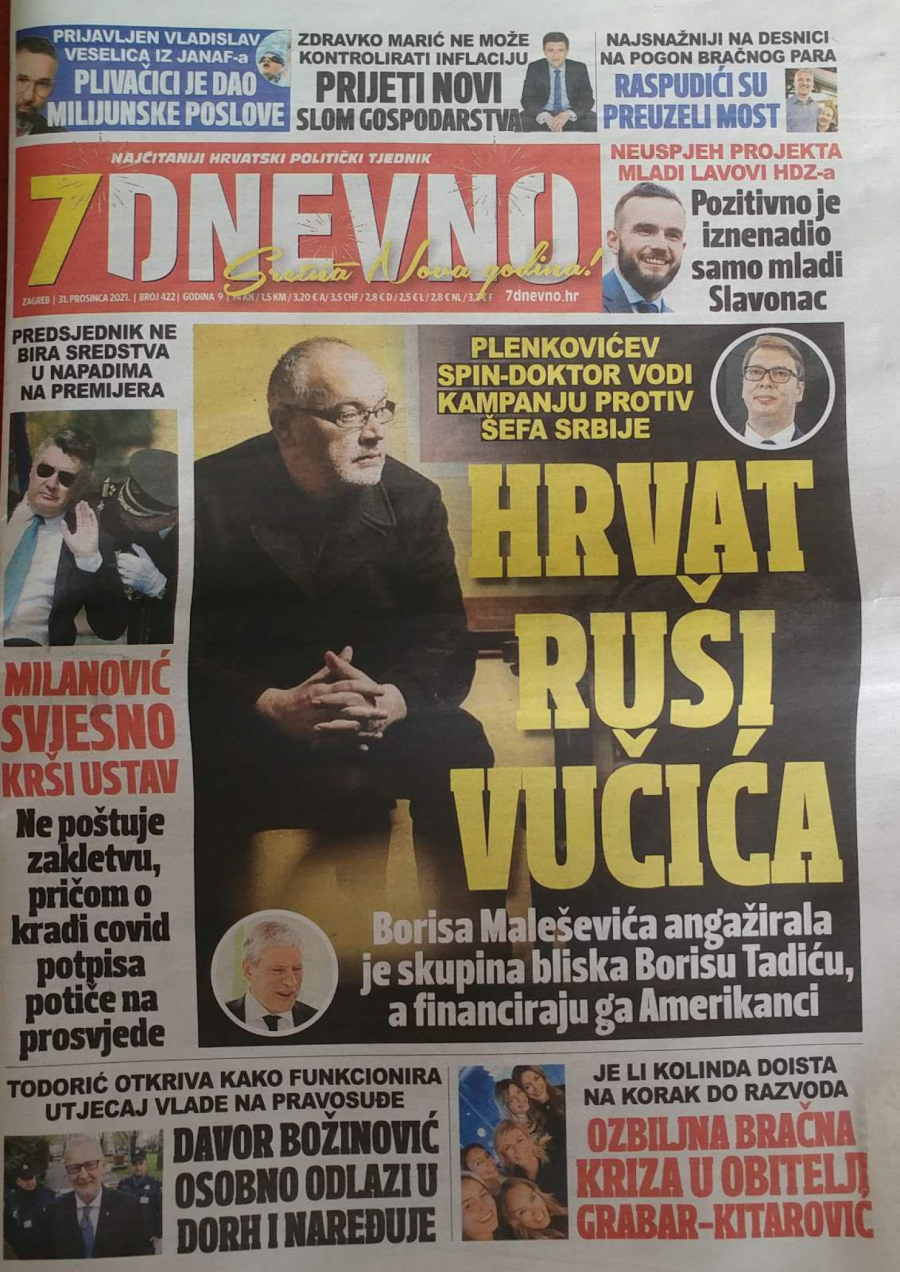 SADA JE SVE JASNO! Hrvatski mediji otkrili istinu na koju se čekalo mesecima: Plenković i Tadić ruše Vučića!