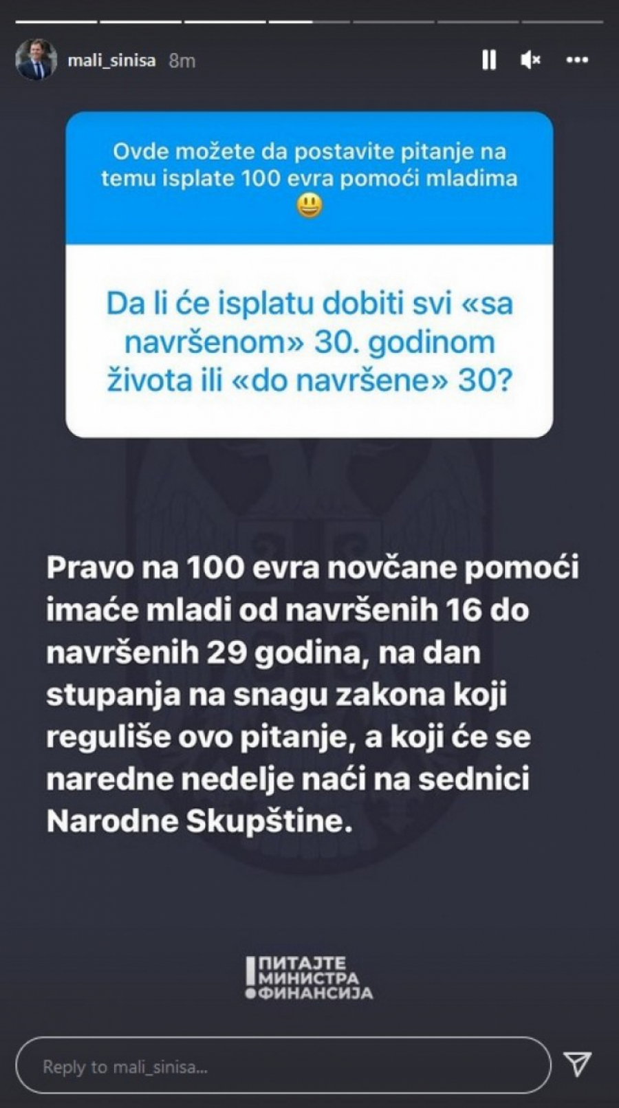 NAJVEĆA DILEMA KOD PRIJAVE ZA PARE OD DRŽAVE Da li će 100 evra za mlade dobiti svi sa navršenih 30 godina ili do navršenih 30?