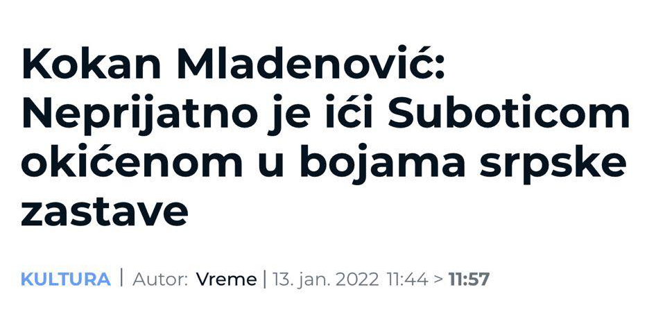 ZLO I NAOPAKO Đilasovcima smeta naša zastava usred Srbije, traže da se stidimo