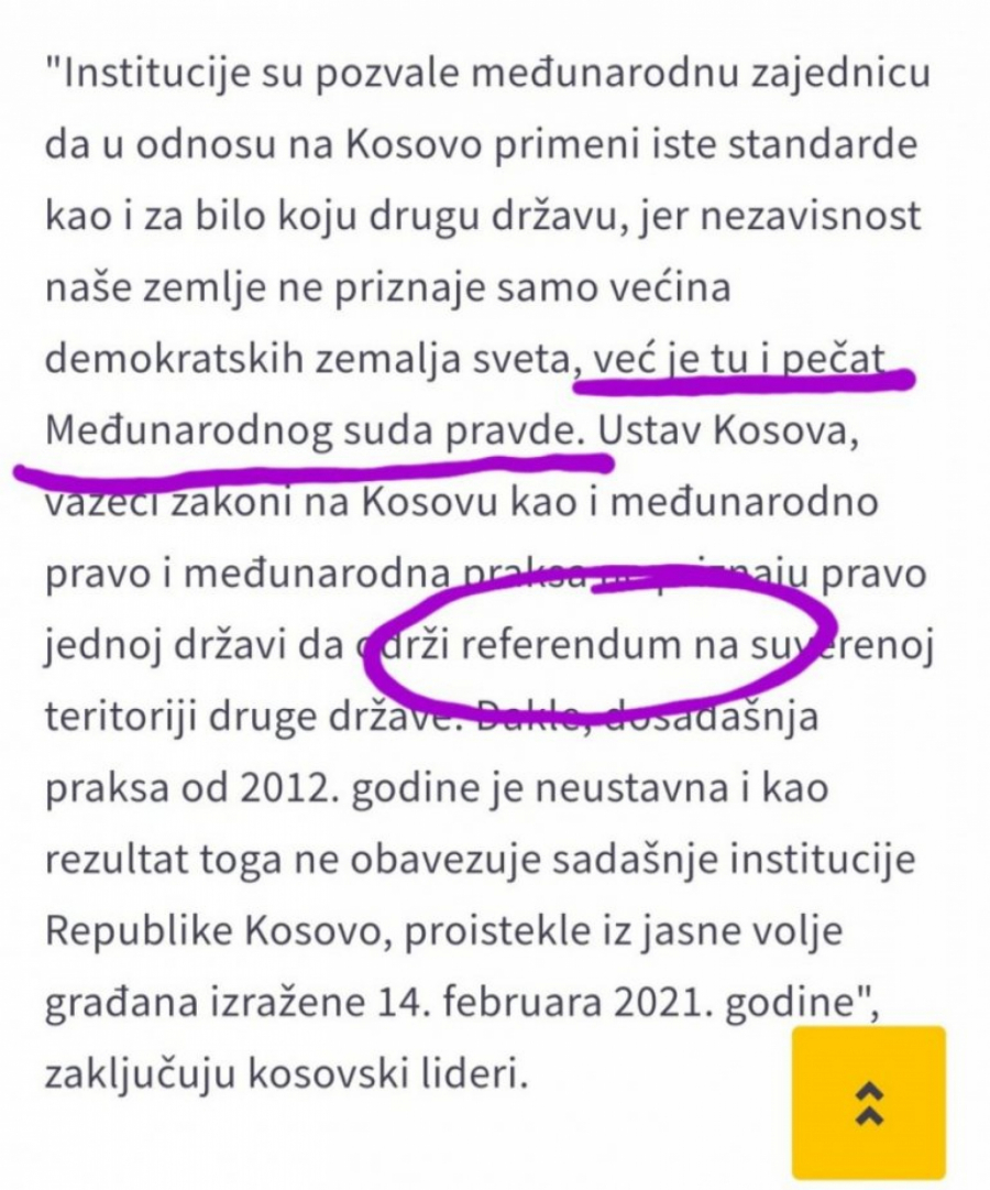 SVE JE JASNO KAO DAN! Kurti se poziva na Jeremića i Đilasa kao argument protiv referenduma na Kosovu i Metohiji (FOTO)