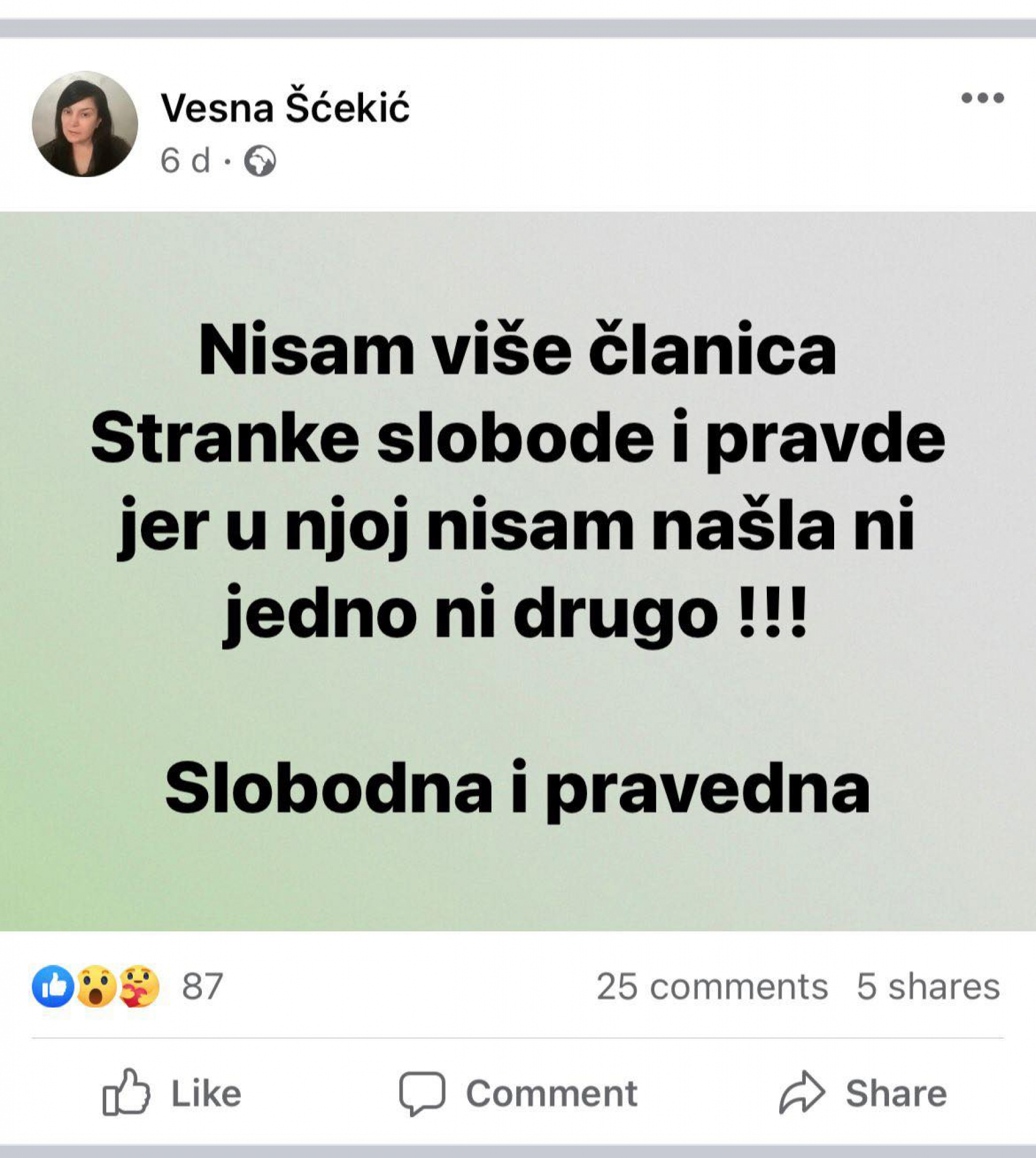 SSP SE RASPADA KAO KUĆA NA PROMAJI Oglasili se članovi i javno rekli - tamo nismo našli ni slobodu ni pravdu!