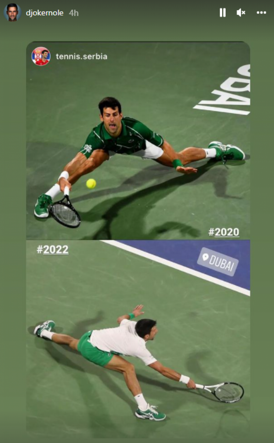 NOLE OBJAVIO ČUVENU SLIKU IZ DUBAIJA Evo zbog čega Đokovića zovu 