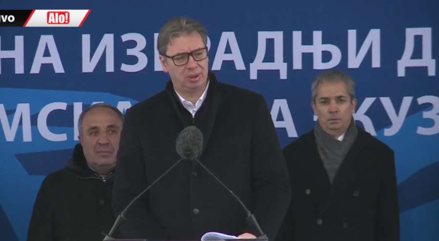 VUČIĆ PRISUSTVOVAO POČETKU RADOVA NA DEONICI RAČA-KUZMIN Ovo je još jedno veliko delo koje ostaje iza nas, ponosan sam (FOTO/VIDEO)