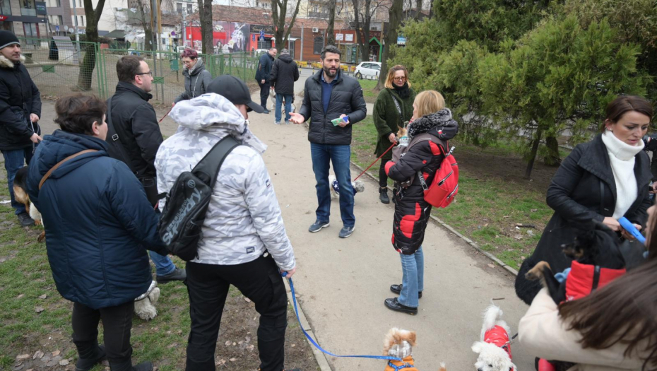 Šapić: "Da svaki park ima deo za kućne ljubimce" (VIDEO)