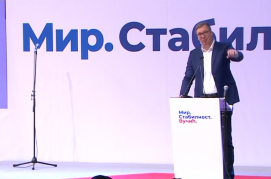 PREDSEDNIK U POŽAREVCU Vučić: Idemo da ih pobedimo ubedljivije nego ikad! (FOTO/VIDEO)