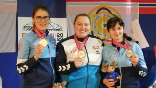 PETA MEDALJA ZA SRBIJU NA EP! Zlatno odličje za žensku ekipu u streljaštvu!