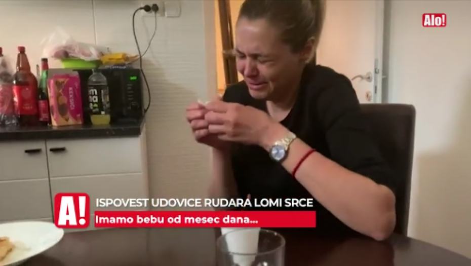 POTRESNA ISPOVEST UDOVICE NAJMLAĐEG STRADALOG RUDARA Imamo bebu od mesec dana... (VIDEO)