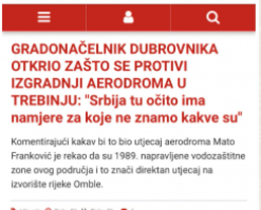 USTAŠAMA SMETA ŠTO SRBIJA HOĆE SNAŽNU REPUBLIKU SRPSKU 