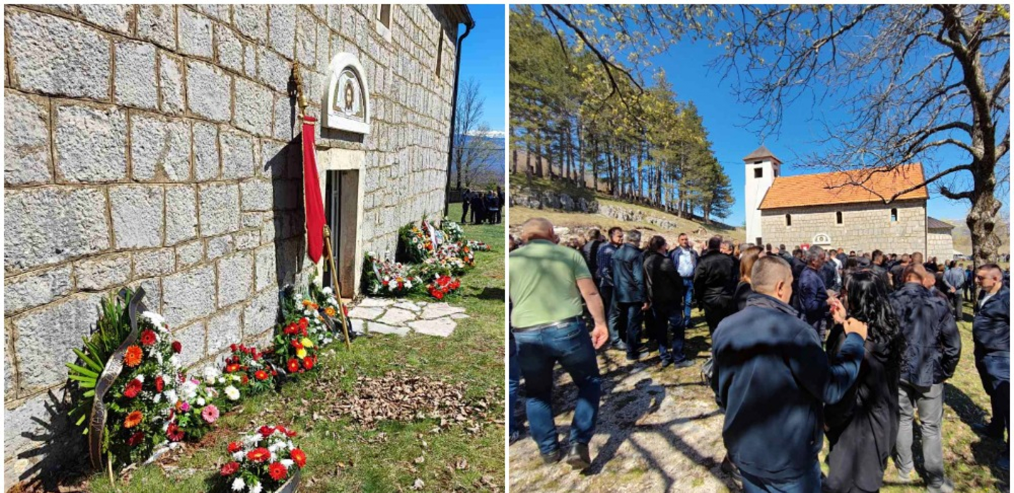 SAHRANA LAZE PAJČINA! Krajišnici ispraćaju legendu na večni počinak, prisutan veliki broj ljudi ispred hrama Presvete Bogorodice (VIDEO)