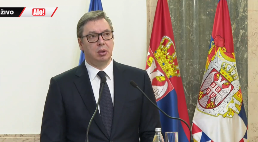 PREDSEDNIK VUČIĆ IZ PREDSEDNIŠTVA Zabrinut sam, imam molbu za EU i Albance - ne činite to