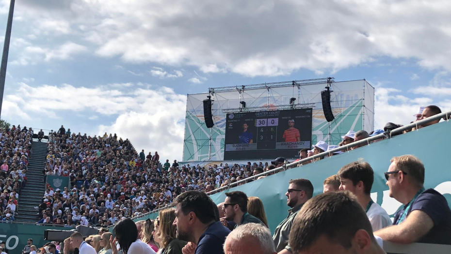 VELIKA ČAST Golman Atletiko Madrida došao da gleda Đokovića u Beogradu (FOTO)