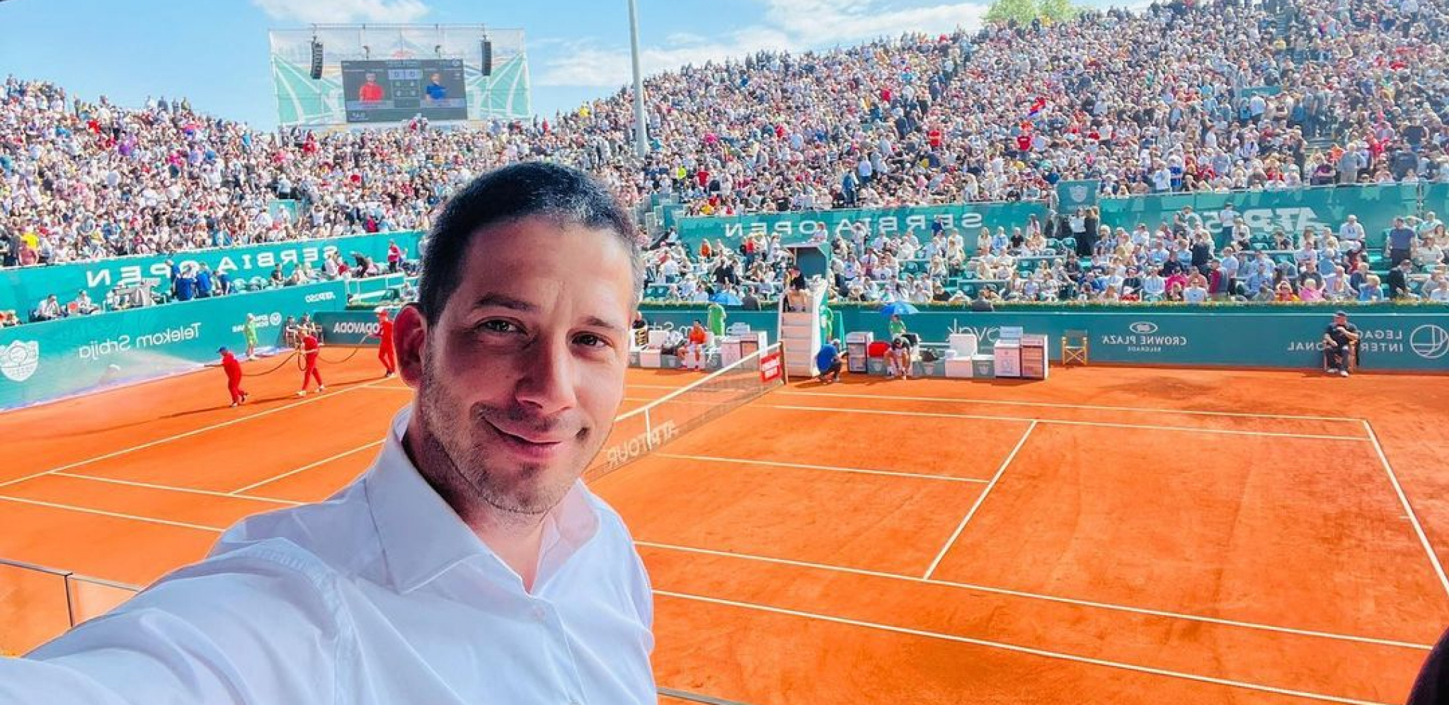 "DOBRA ENERGIJA I NAJLEPŠA SLIKA BEOGRADA" Ministar Udovičić posetio Serbia Open i pružio podršku prvom finalisti: Nole, legendo, Srbija je uz tebe (FOTO)