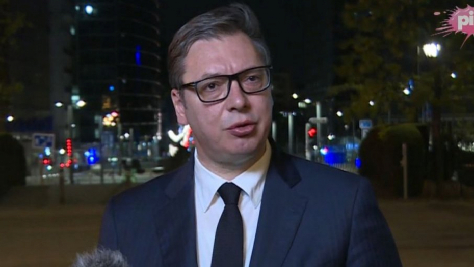 PREDSEDNIK VUČIĆ IZ BRISELA "Naš odgovor će biti jak i diplomatski" (VIDEO)