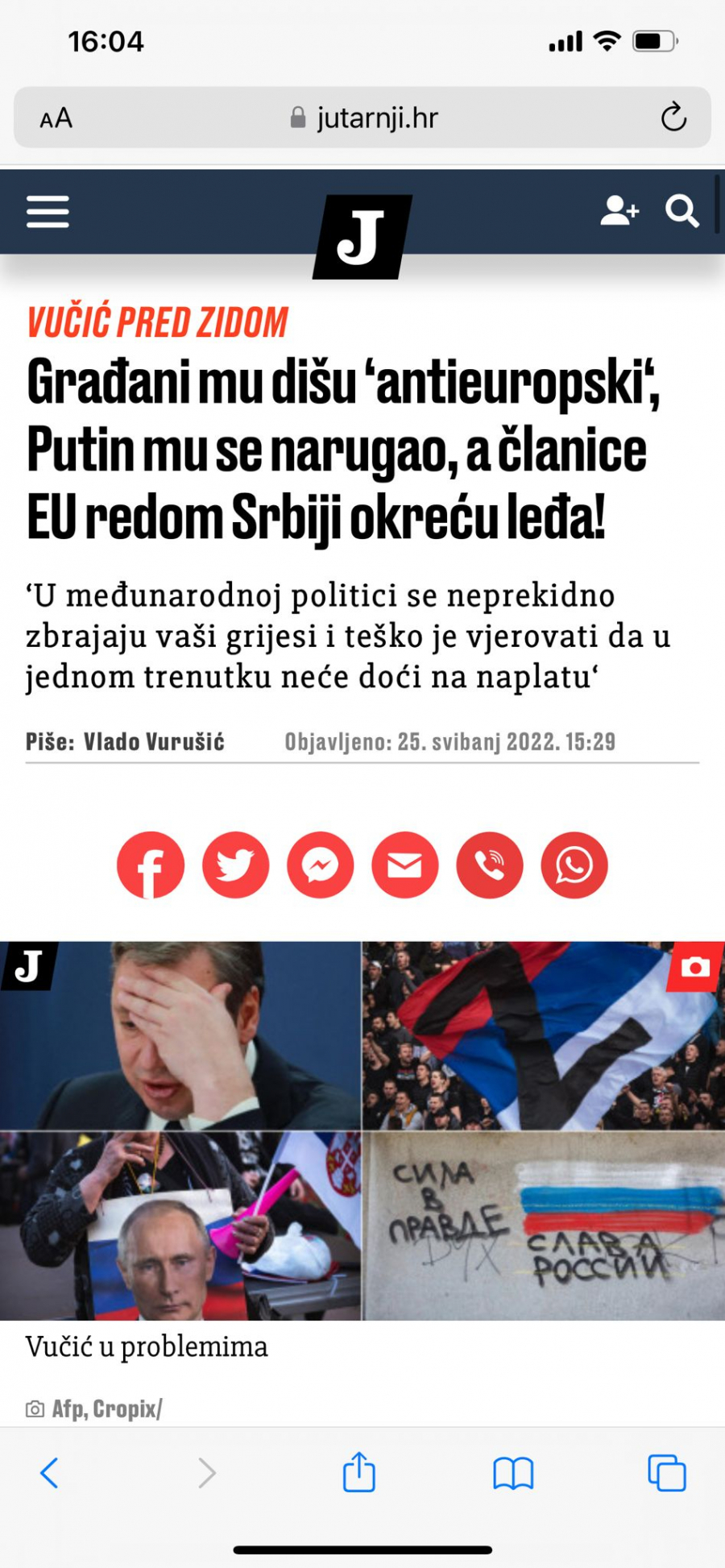 HAJCI NA VUČIĆA NEMA KRAJA Ustaše i Šolak jedinstveno protiv predsednika Srbije - sve to radi pilota i optužnice!