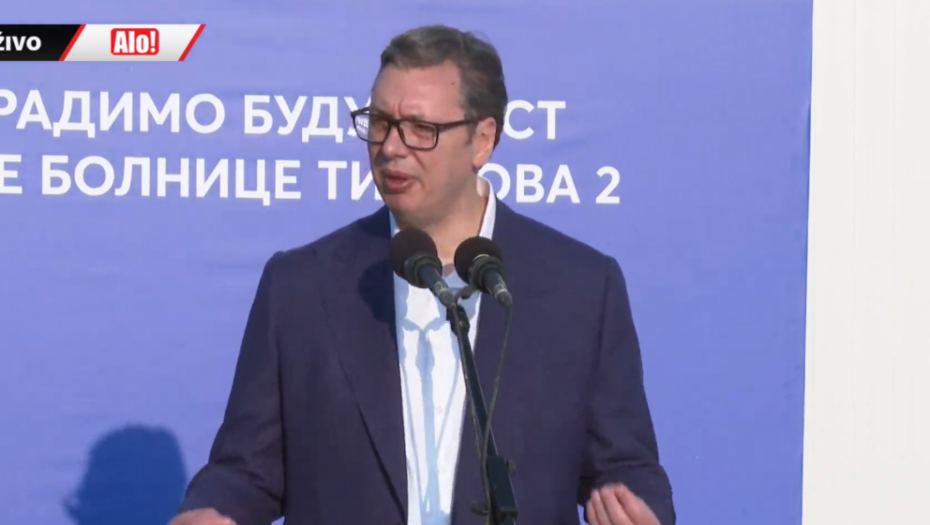 VUČIĆ ISTAKAO NA GRADILIŠTU TIRŠOVE 2: Zbog naše dece, ovo će biti prvoklasna ustanova, zahvalan sam Evrropskoj uniji na donaciji