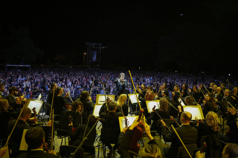 Filharmonijski koncert na otvorenom kruna Betoven maratona