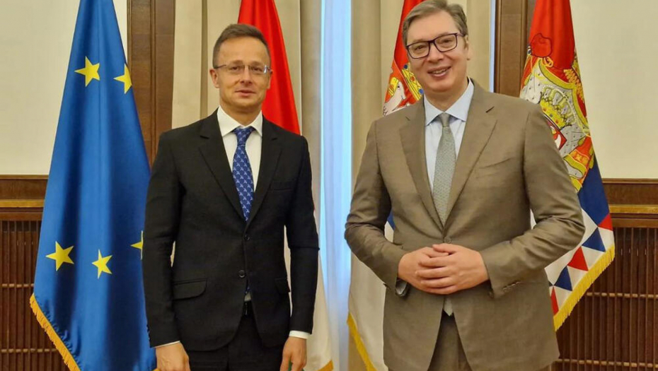 SASTALI SE VUČIĆ I SIJARTO Hvala na snažnoj podršci Mađarske evrointegracijama Srbije! (FOTO)