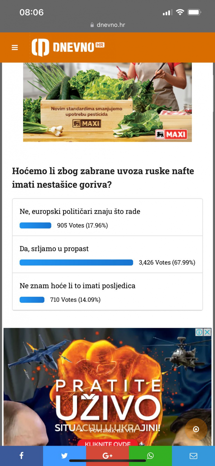 HRVATI U PANICI Srljamo u propast!