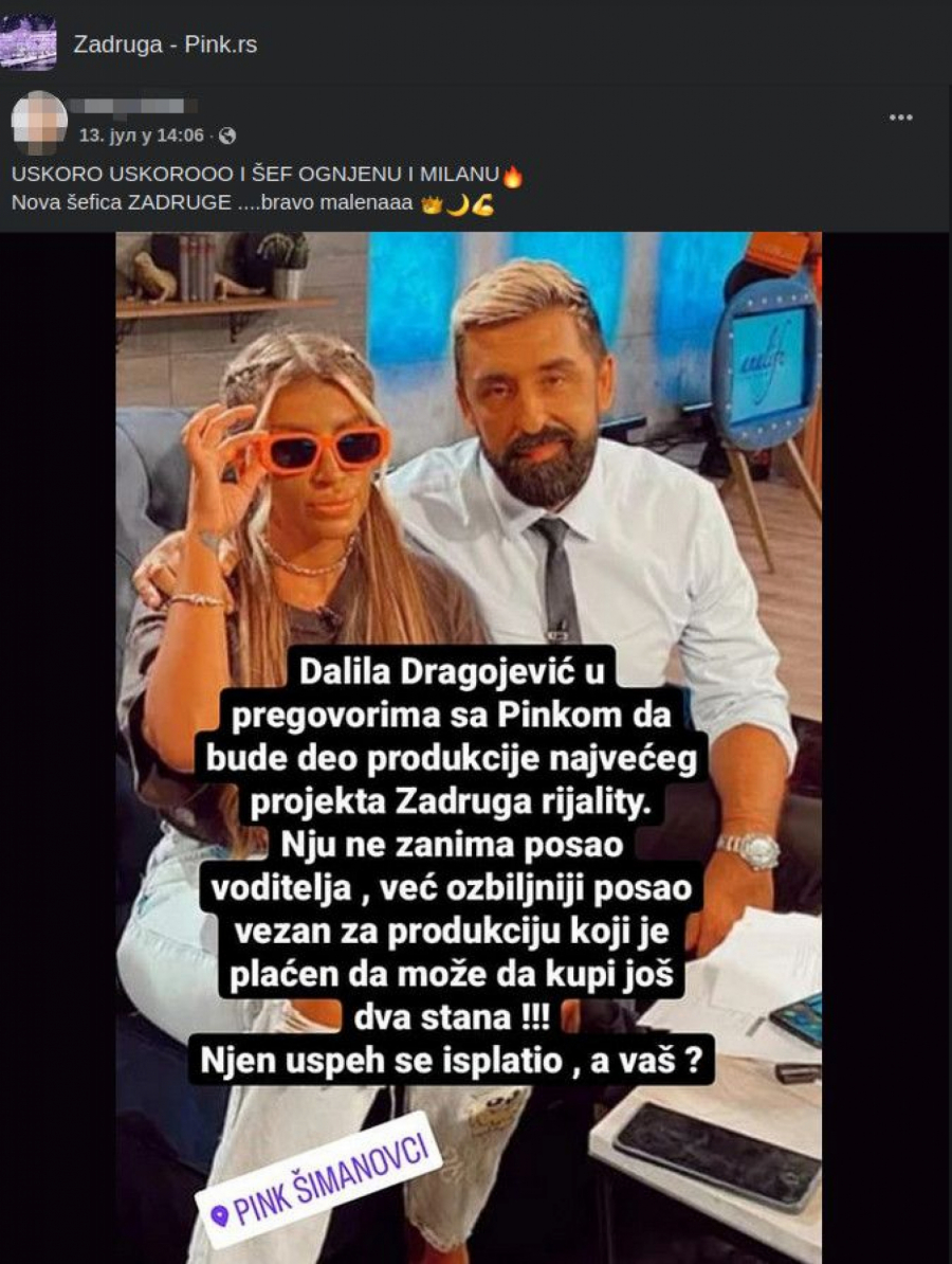 ŠOK OBRT! Otpada voditeljska pozicija, Dalila postaje deo produkcije, isplivali detalji pregovora sa čelnicima!