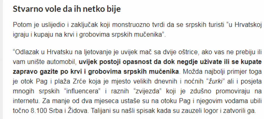 HRVATSKA - TAKO LIJEPA, A TAKO GENOCIDNA Ustaše zapenile 